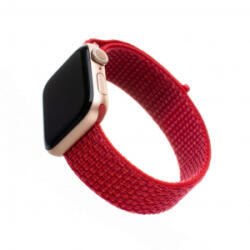 FIXED Apple Watch 38/40/41 mm nylon szíj piros (FIXNST-436-RD)
