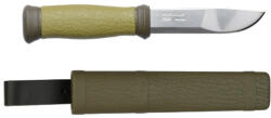 Morakniv MORA 2000 (S) kés, tokkal, zöld - M-10629 (M-10629)