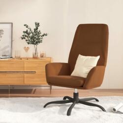 vidaXL Scaun de relaxare, maro, piele întoarsă artificială (341377)