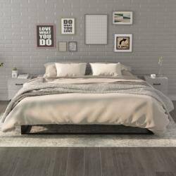 vidaXL Noptiere, 2 buc. , gri beton, 40x35x47, 5 cm (811997)