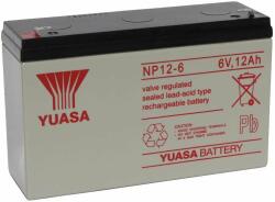 YUASA 6V 12Ah karbantartásmentes ólomsavas akkumulátor NP12-6 (NP12-6)