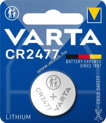 VARTA Lithium gombelem típus CR2477 1db/csom. - Kiárusítás!