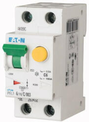 Eaton EATON 263515 PFL7-6/1N/C/003-A-DE Áramvédő-kismegszakító 10kA 1p+N (263515)