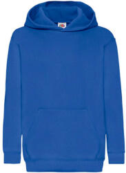 Fruit of the Loom Gyerek Pulóver Kapucnis Hosszú ujjú Fruit of the Loom Classic Hooded Sweat Kids - 152 (12-13), Kir