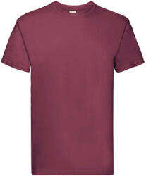 Fruit of the Loom Csomag akciós póló (minimum 3 db) Uniszex póló Rövid ujjú Fruit of the Loom Super Premium Tee - L, Burgundi vörös