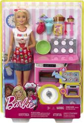 Mattel Papusa Barbie FHP57 - Barbie bucatar cu aragaz si accesorii (FHP57) Papusa Barbie