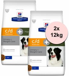 Hill's Hill's Prescription Diet Canine c/d Multicare + Metabolic 2 x 12 kg