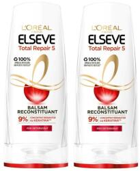 L'Oréal Set 2 x Balsam de Par L'Oreal Paris Elseve Total Repair 5 pentru Par Deteriorat, 200 ml