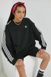 Adidas rochie din bumbac femei, culoarea negru, HM4688-BLACK 9BYY-BLD082_99X
