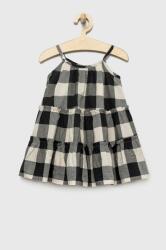 Gap rochie din bumbac pentru copii culoarea negru, mini, evazati PPYY-SUG0AJ_99X