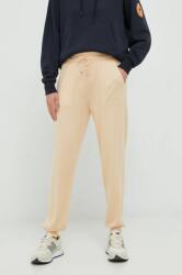 United Colors of Benetton pantaloni femei, culoarea bej, high waist 9BYY-SPD0PA_80X