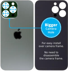 Apple iPhone 13 Pro Max - Sticlă Carcasă Spate cu Orificiu Mărit pentru Cameră (Alpine Green), Alpine Green