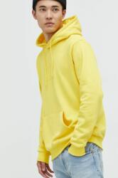 Adidas hanorac de bumbac barbati, culoarea galben, cu imprimeu 9BYY-BLM0GL_11X