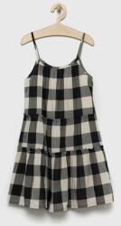 Gap rochie din bumbac pentru copii culoarea negru, mini, evazati PPYY-SUG0AR_99X