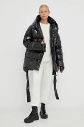 MMC STUDIO pehelydzseki Jesso Gloss női, fekete, téli, oversize - fekete Univerzális méret