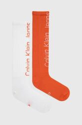 Calvin Klein zokni (2 pár) narancssárga, férfi - narancssárga Univerzális méret