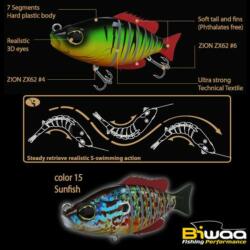 Biwaa Swimbait Seven S4" 10cm 17g 15 Sunfish wobbler (B000516)