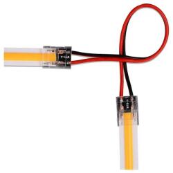 V-TAC forrasztásmentes összekötőelem 10mm egyszínű COB LED szalaghoz - 2666