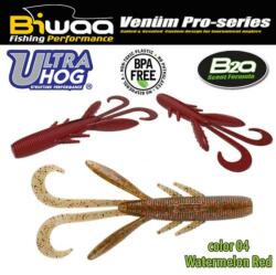 Biwaa Ultra Hog 3" 7, 5cm 04 Watermelon Red lágy műcsali 10db/csg (B001112)