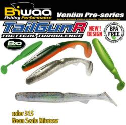 Biwaa TailgunR 3, 5" 9cm 315 Neon Scale Minnow gumihal 7db/csg (B001436)