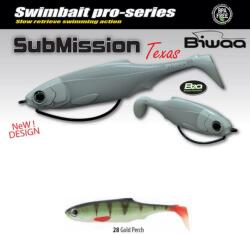 Biwaa Submission 4" 10cm 28 Gold Perch gumihal 4db/csg (B001757)