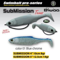 Biwaa Submission 4" 10cm 01 Blue Chrome gumihal 4db/csg (B000833)