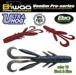 Biwaa Ultra Hog 3" 7, 5cm 10 Black&Blue lágy műcsali 10db/csg (B001158)