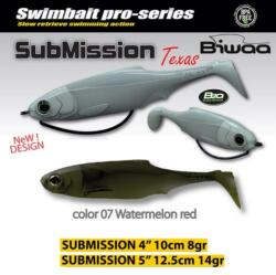 Biwaa Submission 5" 13cm 07 Watermelon Red gumihal 3db/csg (B000843)