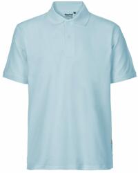 Neutral Tricou polo pentru bărbați din bumbac organic Fairtrade Clasic - Deschisă albastră | XXXL (NE-O20080-1000303717)
