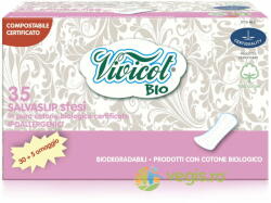 VIVICOT Protej Slip din Bumbac Organic si Hipoalergenic Normal 35buc