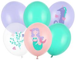 PartyDeco Set baloane din latex - Sea world 6 buc