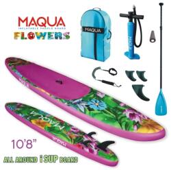 Maqua Надуваем стендъп падъл борд Maqua Flowers 10'8 (SUP00007)