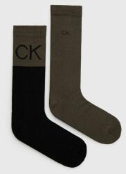 Calvin Klein zokni (2 pár) zöld, férfi - zöld Univerzális méret - answear - 3 945 Ft