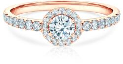 SAVICKI Inel de logodnă This is Love: aur roz, diamant - savicki - 9 653,00 RON