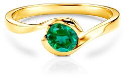 SAVICKI Secret Garden gyűrű: arany és smaragd - savicki - 460 500 Ft