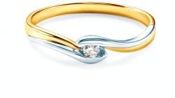 SAVICKI eljegyzési gyűrű: kétszínű arany és gyémánt - savicki - 181 960 Ft