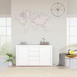 vidaXL Servantă, alb extralucios, 120 x 36 x 69 cm, PAL (801847) Comoda