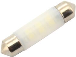 COMPASS Izzó 6 LED SMD 12 V szofita 10X39 SV8.5 NEW-CAN-BUS kék 2 db