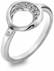 Hot Diamonds Elegáns ezüst gyűrű gyémánttal és topázzal Celestial DR232 58 mm