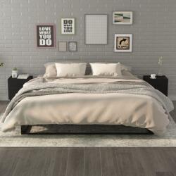 vidaXL Noptiere, 2 buc. , negru, 40x35x47, 5 cm (811991)