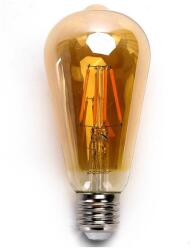 Aigostar B. V. LED Izzó ST64 E27/6W/230V 2200K - Aigostar 102900QMJ (AI0126)