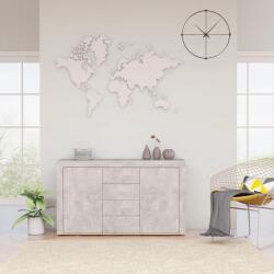 vidaXL Servantă, gri beton, 120 x 36 x 69 cm, PAL (801845) Comoda