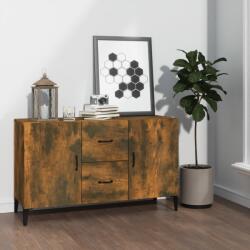 vidaXL Servantă, stejar fumuriu, 100x36x60 cm, lemn compozit (817468) Comoda