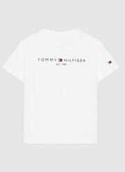 Tommy Hilfiger Tricou Baby Essential KN0KN01487 Alb Regular Fit