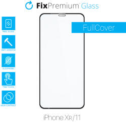 FixPremium FullCover Glass - Edzett üveg - iPhone XR és 11