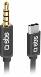 SBS - Adapter USB-C / 3.5mm Jack, fekete