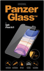 PanzerGlass - Edzett Üveg Standard Fit - iPhone XR és 11, átlátszó