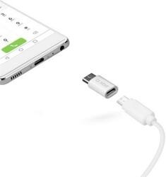 SBS - Adapter Micro-USB / USB-C, fehér