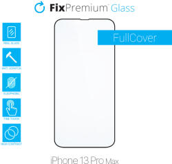 FixPremium FullCover Glass - Edzett üveg - iPhone 13 Pro Max és 14 Plus