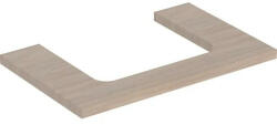 Geberit One mosdópult középső kivágással, pultra ültethető mosdóhoz 75x47 cm, tölgy 505.282. 00.5 (505.282.00.5) - szaniteronline